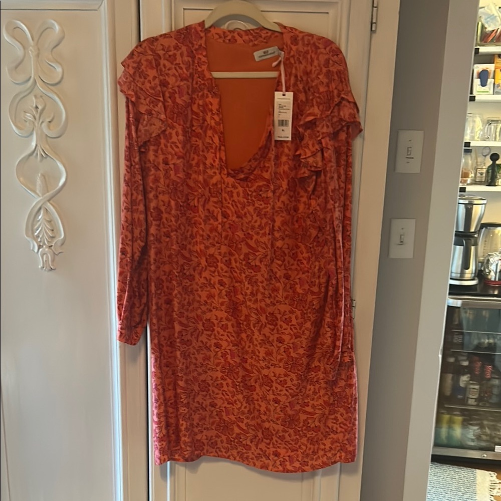 Vineyard Vines Papaya Floral Dress